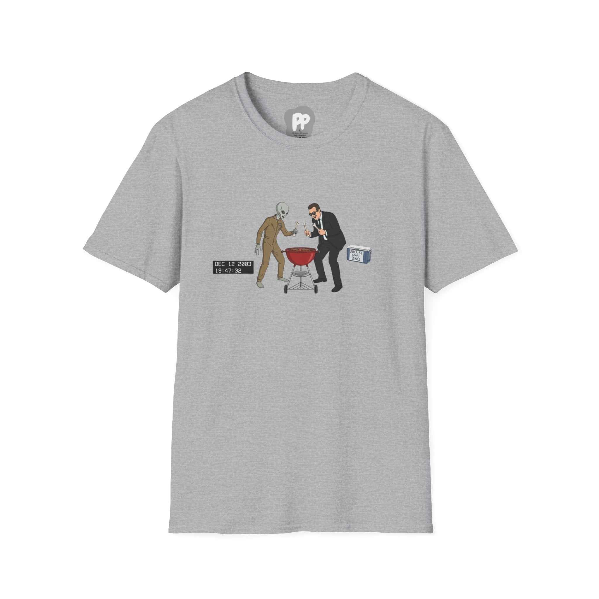 BBQ Duel T-Shirt | Area 51 Cookout Graphic Tee