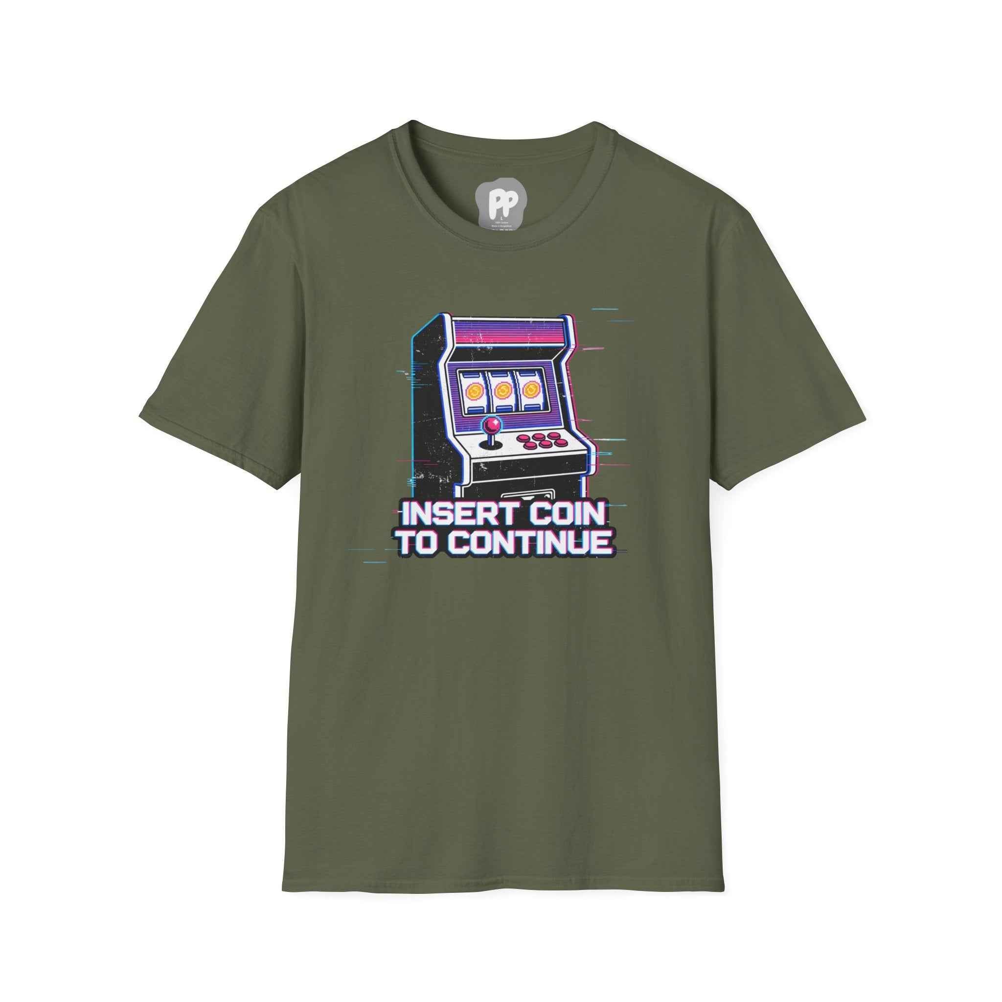 Retro Arcade Coin Insert T-Shirt