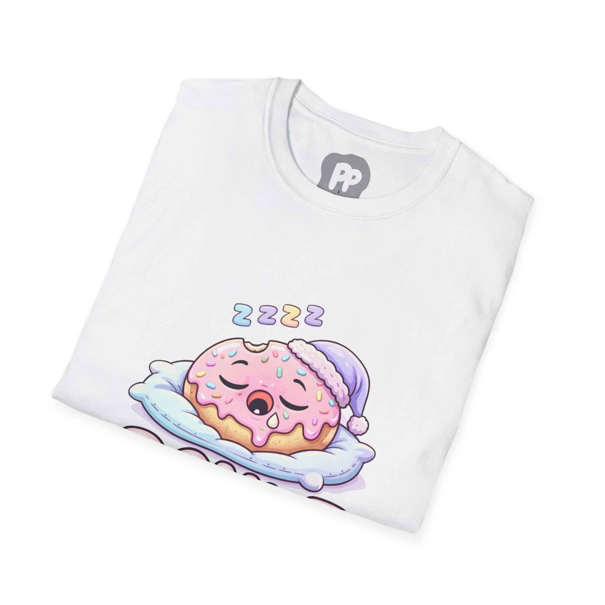 Sleeping Donut Cartoon Donut T-Shirt | Donut Disturb design