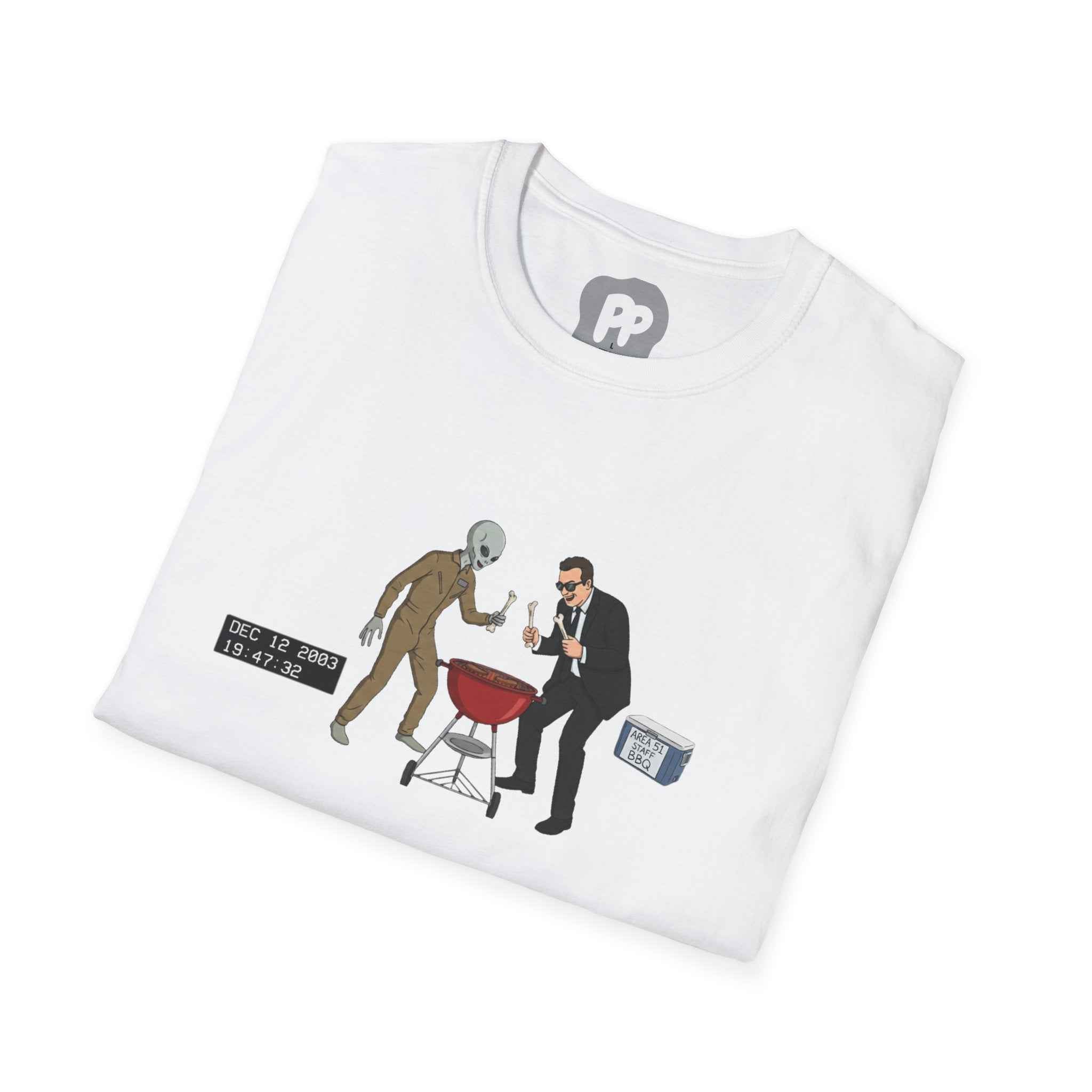 BBQ Duel T-Shirt | Area 51 Cookout Graphic Tee