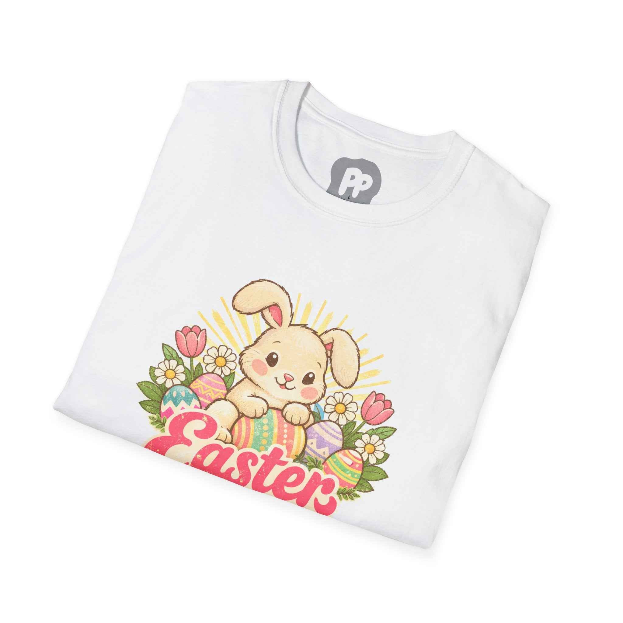 Easter Vibes Only Bunny T-Shirt | Cute Floral Easter Shirt