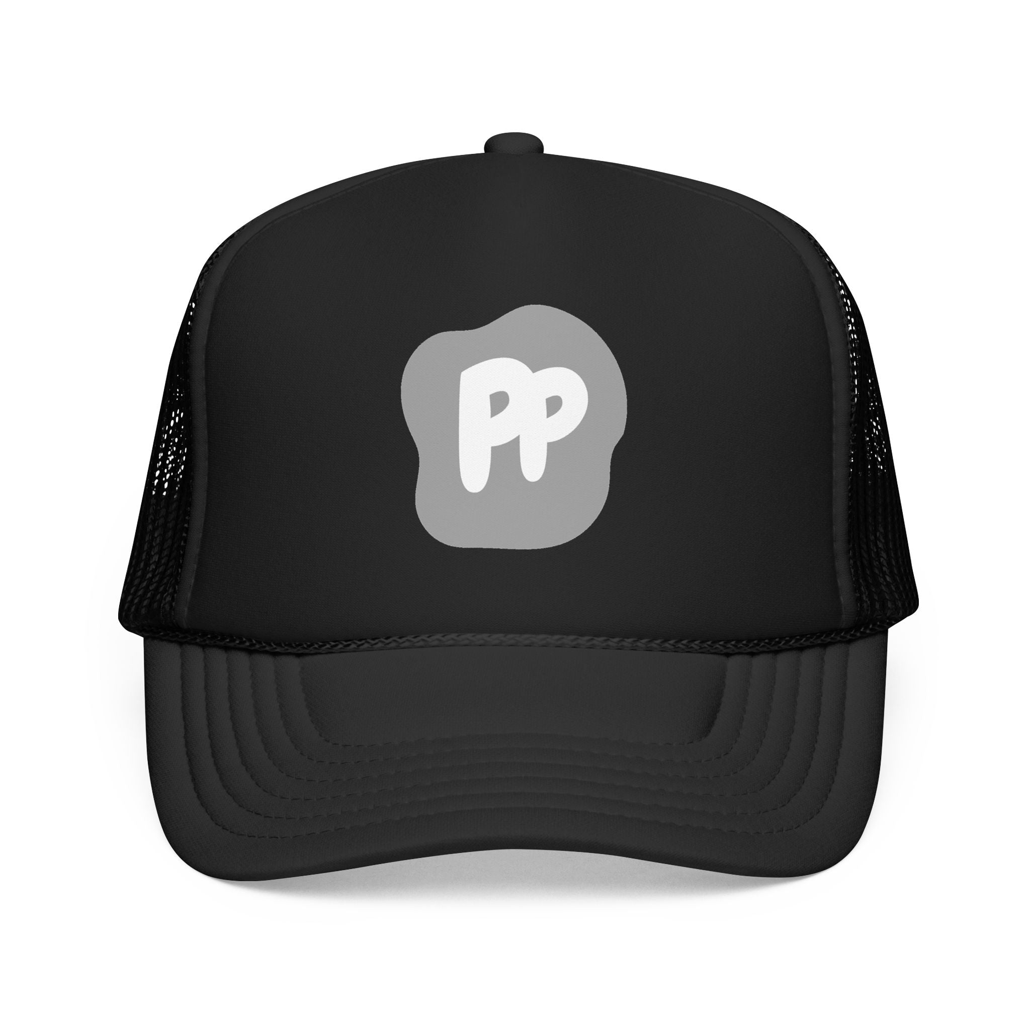 PetalPrint Brand Logo Trucker Hat (Grey)