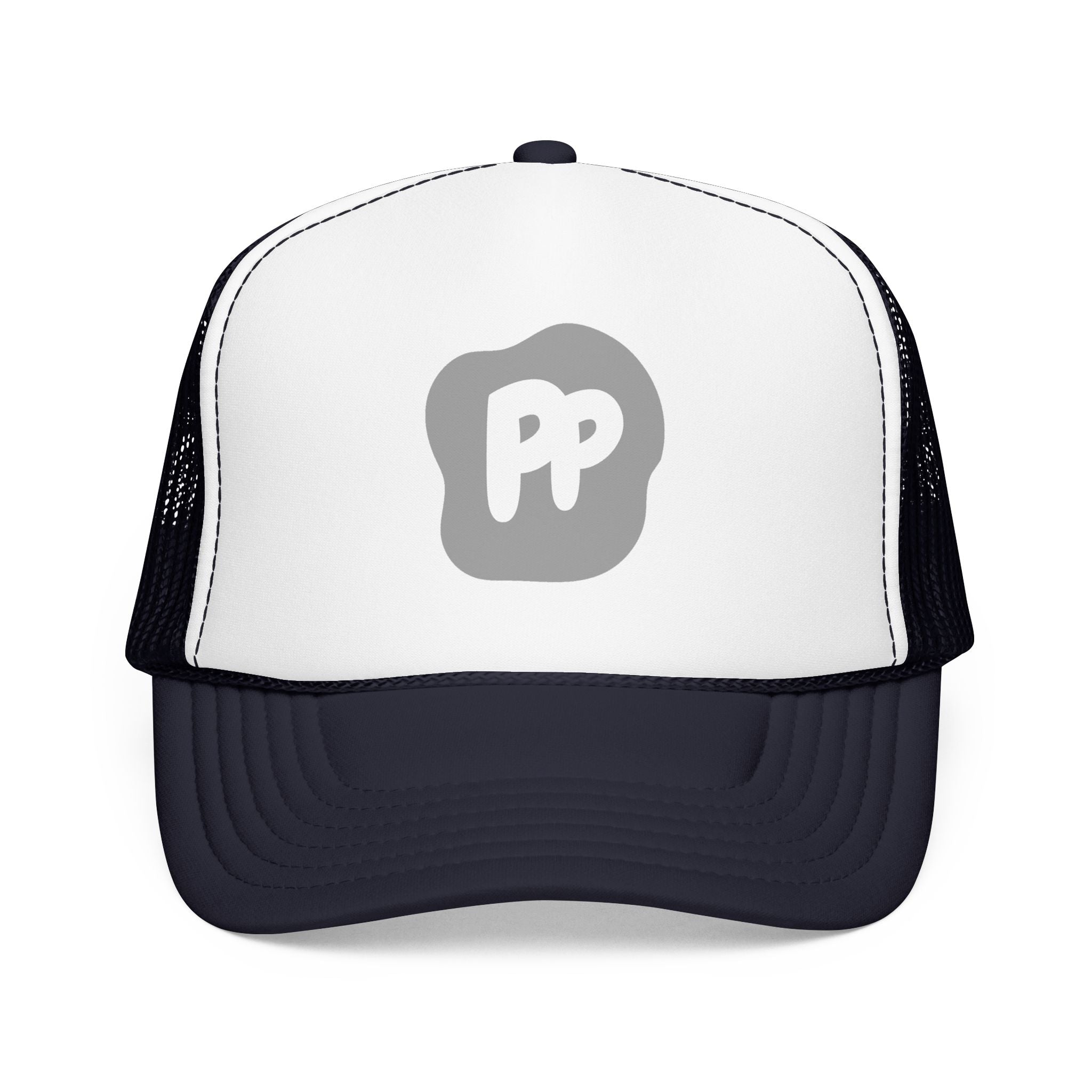 PetalPrint Brand Logo Trucker Hat (Grey)