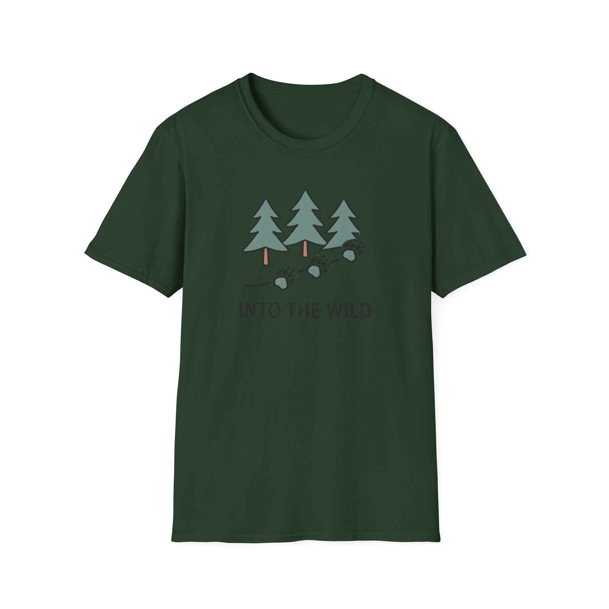 Pine Forest Footprints T-Shirt