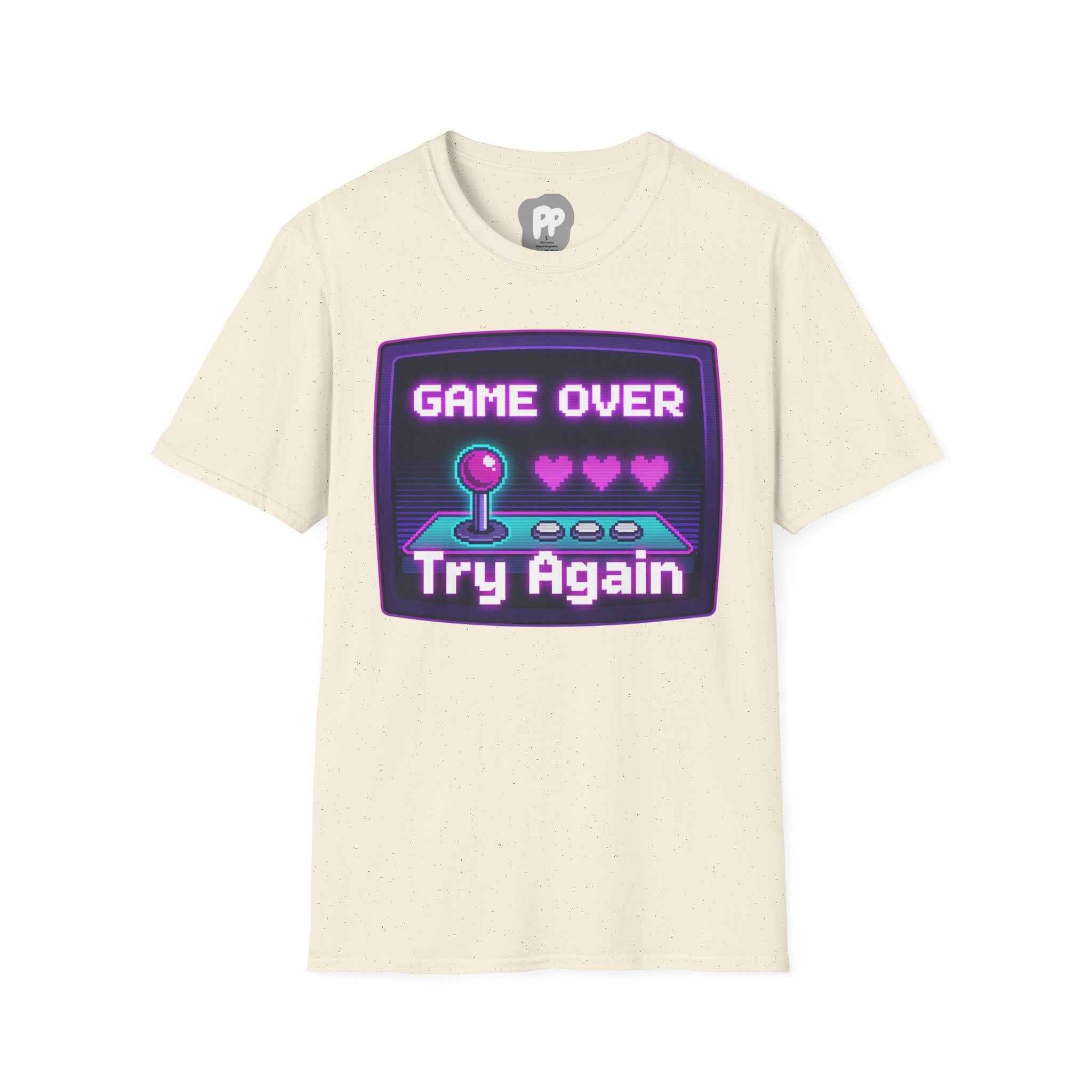 Retro 'Game Over' T-Shirt — Vintage Arcade Gamer Tee