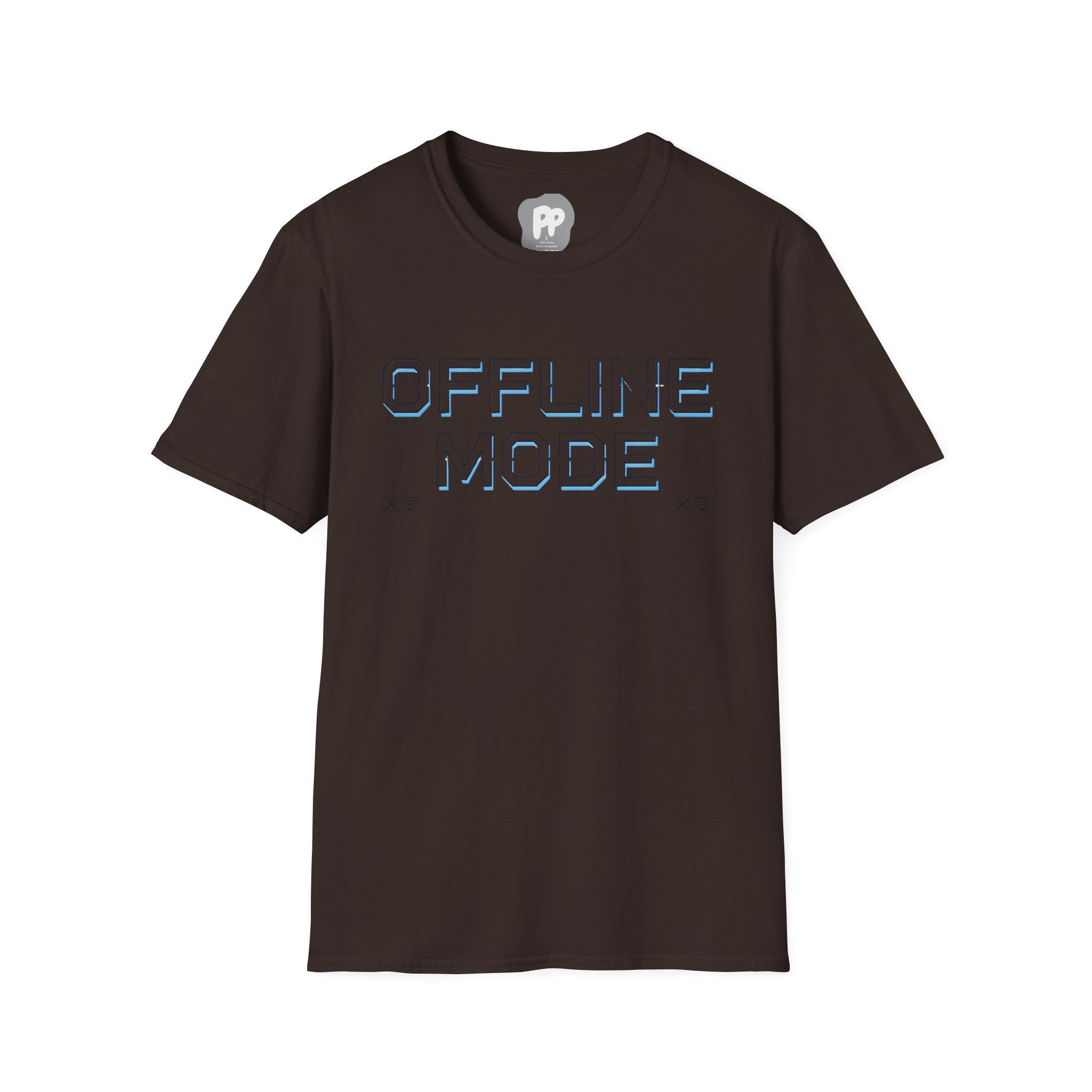 Offline Mode Text T-Shirt