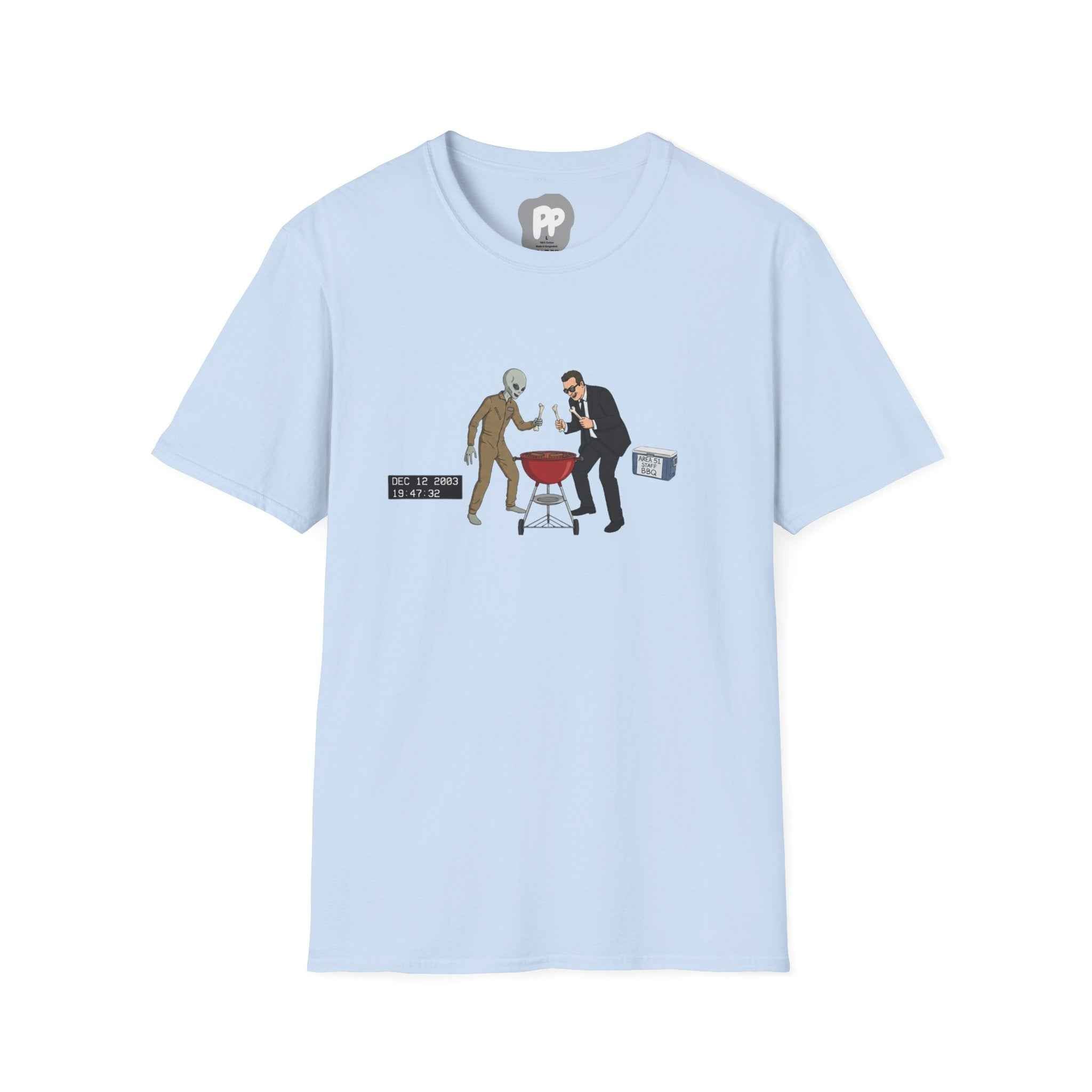 BBQ Duel T-Shirt | Area 51 Cookout Graphic Tee
