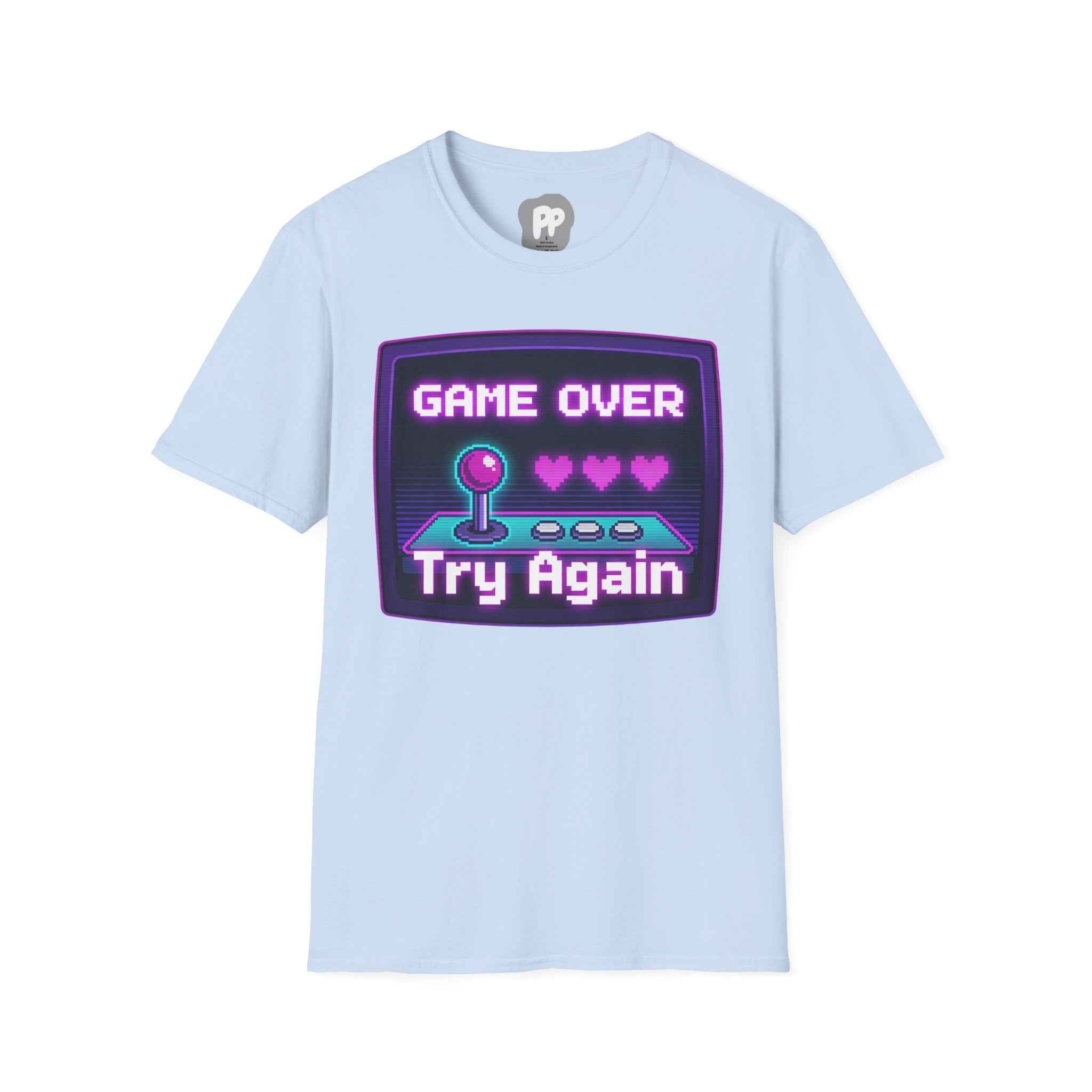 Retro 'Game Over' T-Shirt — Vintage Arcade Gamer Tee