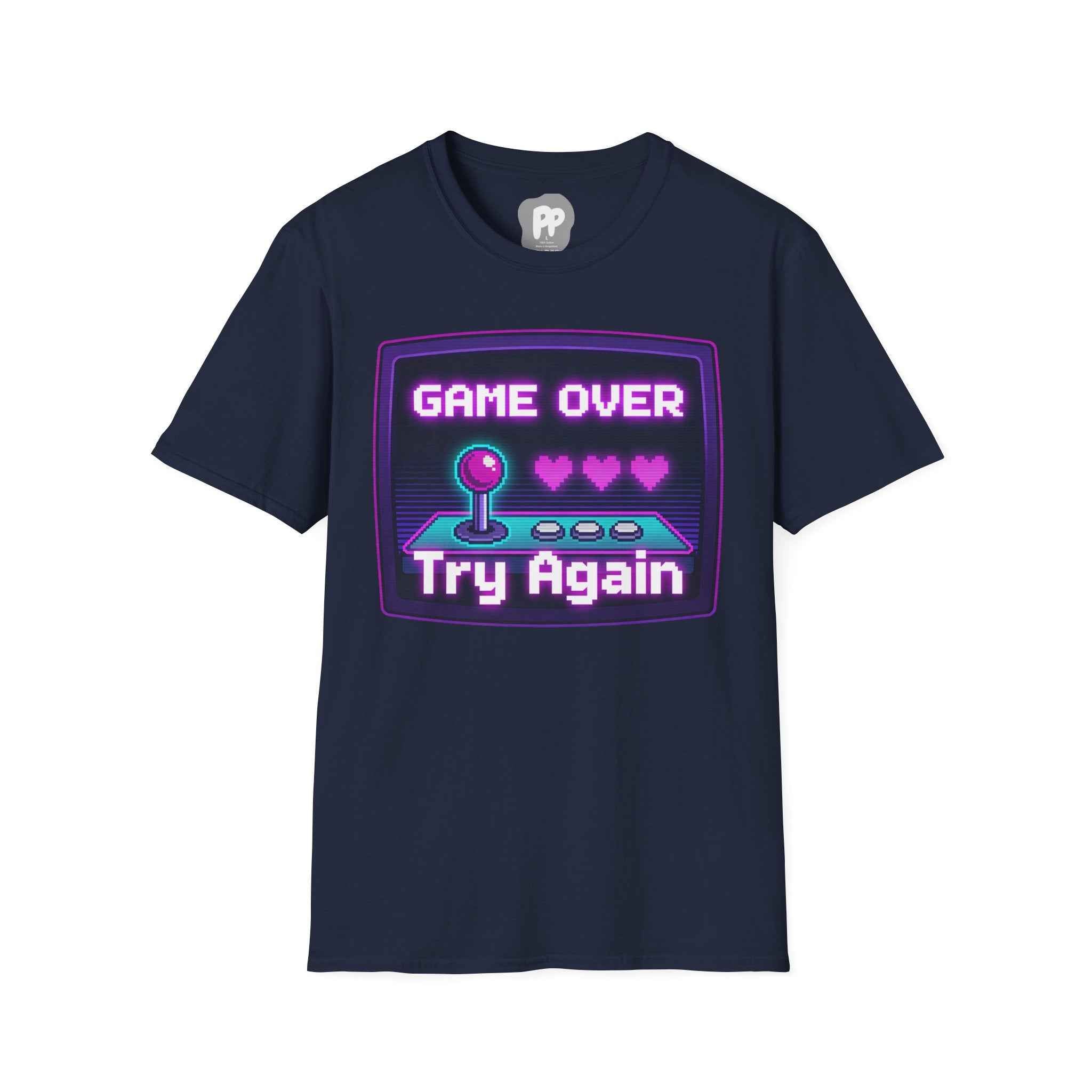 Retro 'Game Over' T-Shirt — Vintage Arcade Gamer Tee