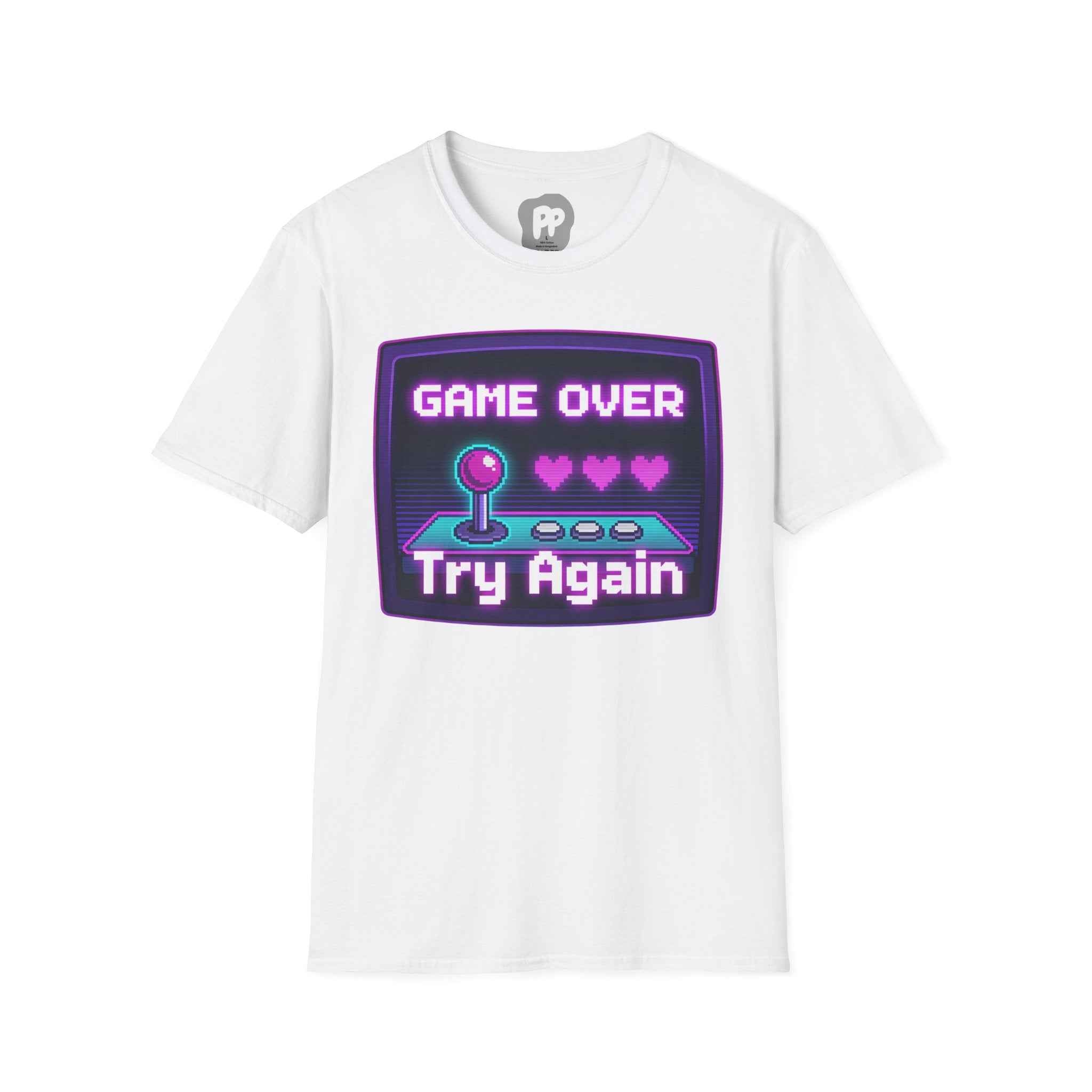 Retro 'Game Over' T-Shirt — Vintage Arcade Gamer Tee