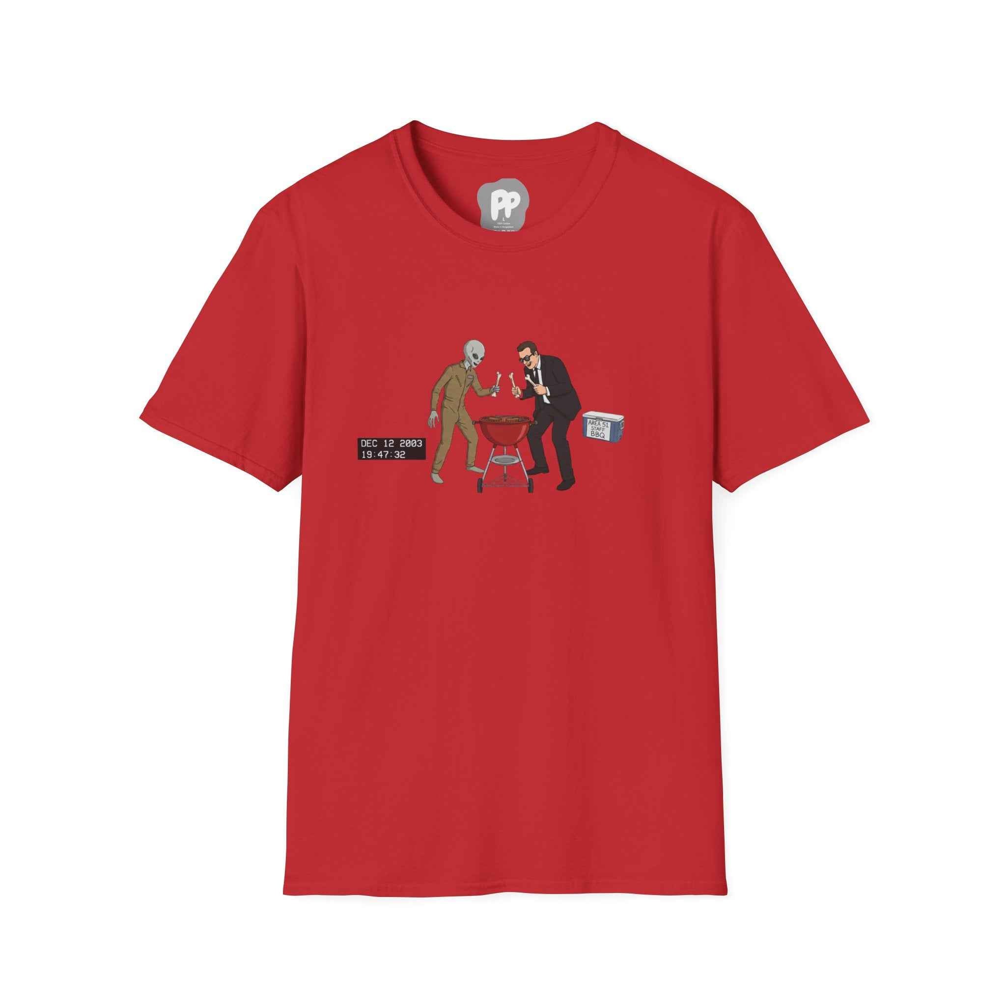 BBQ Duel T-Shirt | Area 51 Cookout Graphic Tee