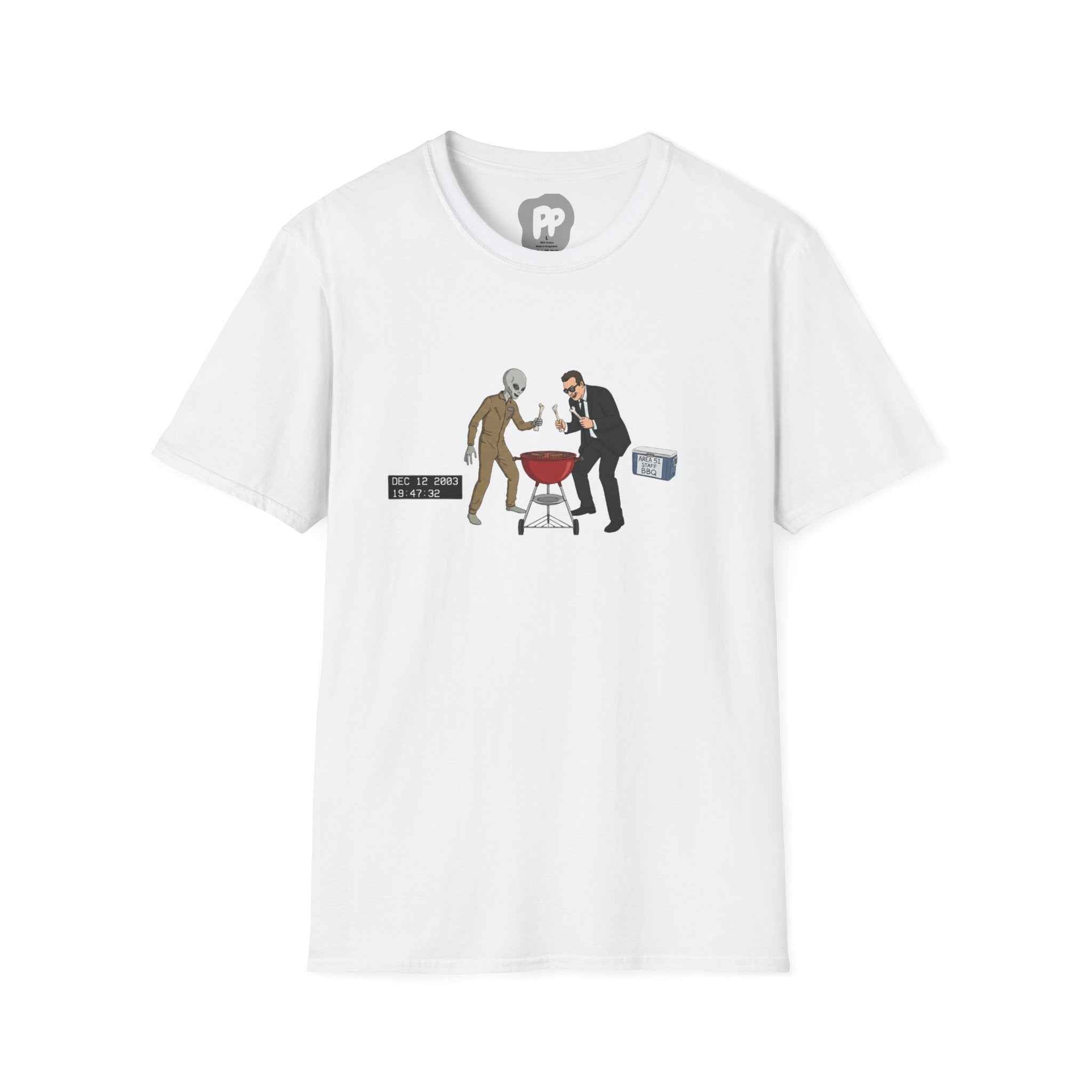 BBQ Duel T-Shirt | Area 51 Cookout Graphic Tee