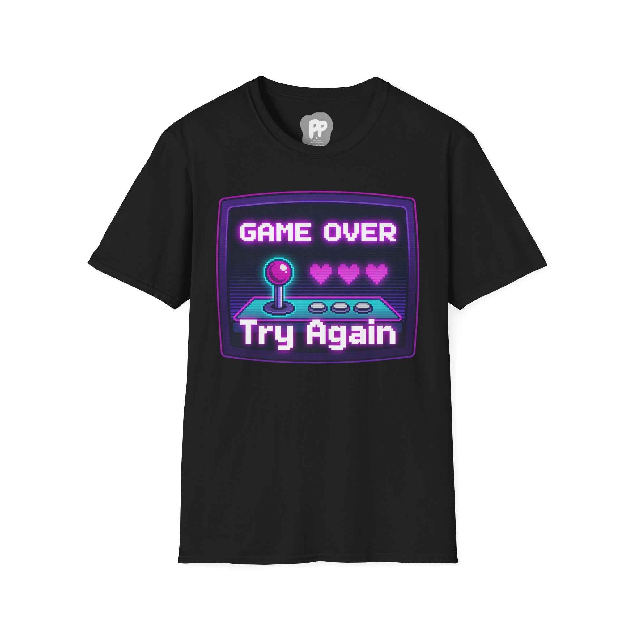 Retro 'Game Over' T-Shirt — Vintage Arcade Gamer Tee
