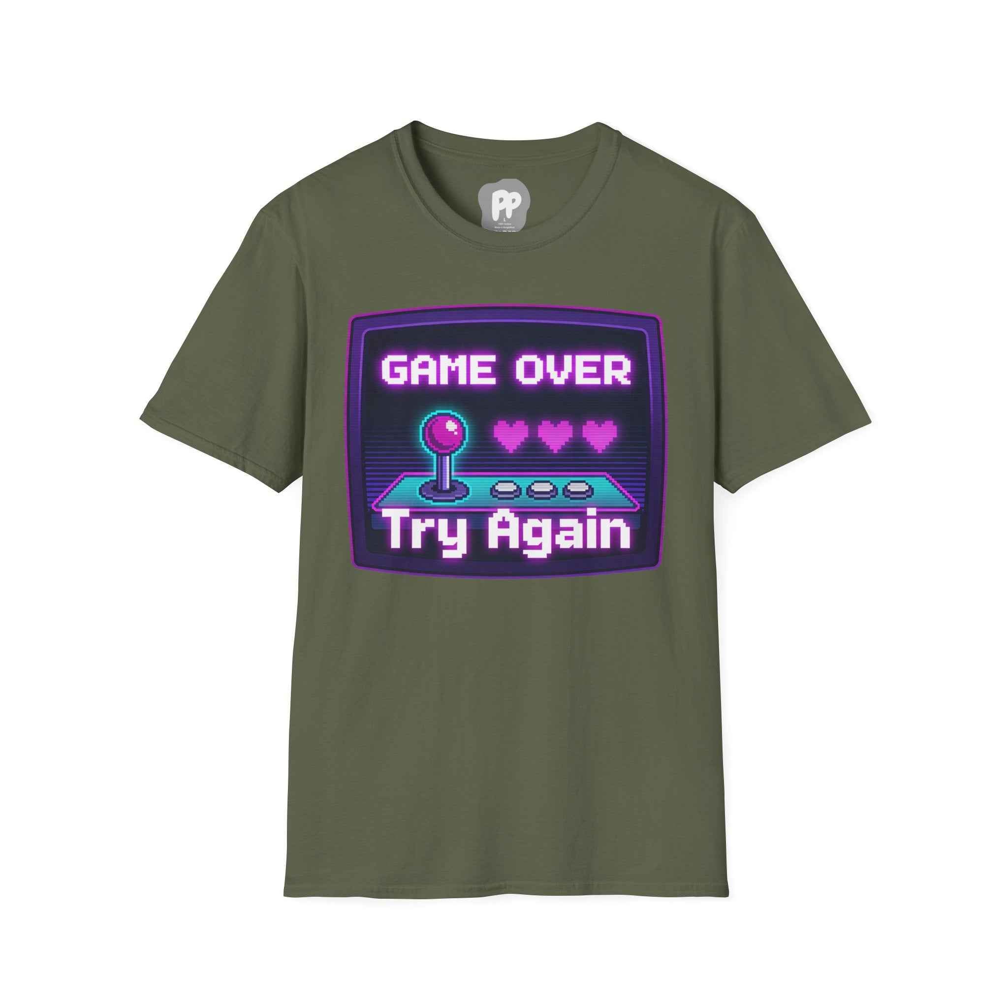 Retro 'Game Over' T-Shirt — Vintage Arcade Gamer Tee